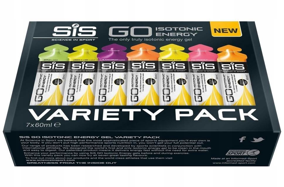 SIS GO Isotonic Energy Gel energetický gél 14 ks