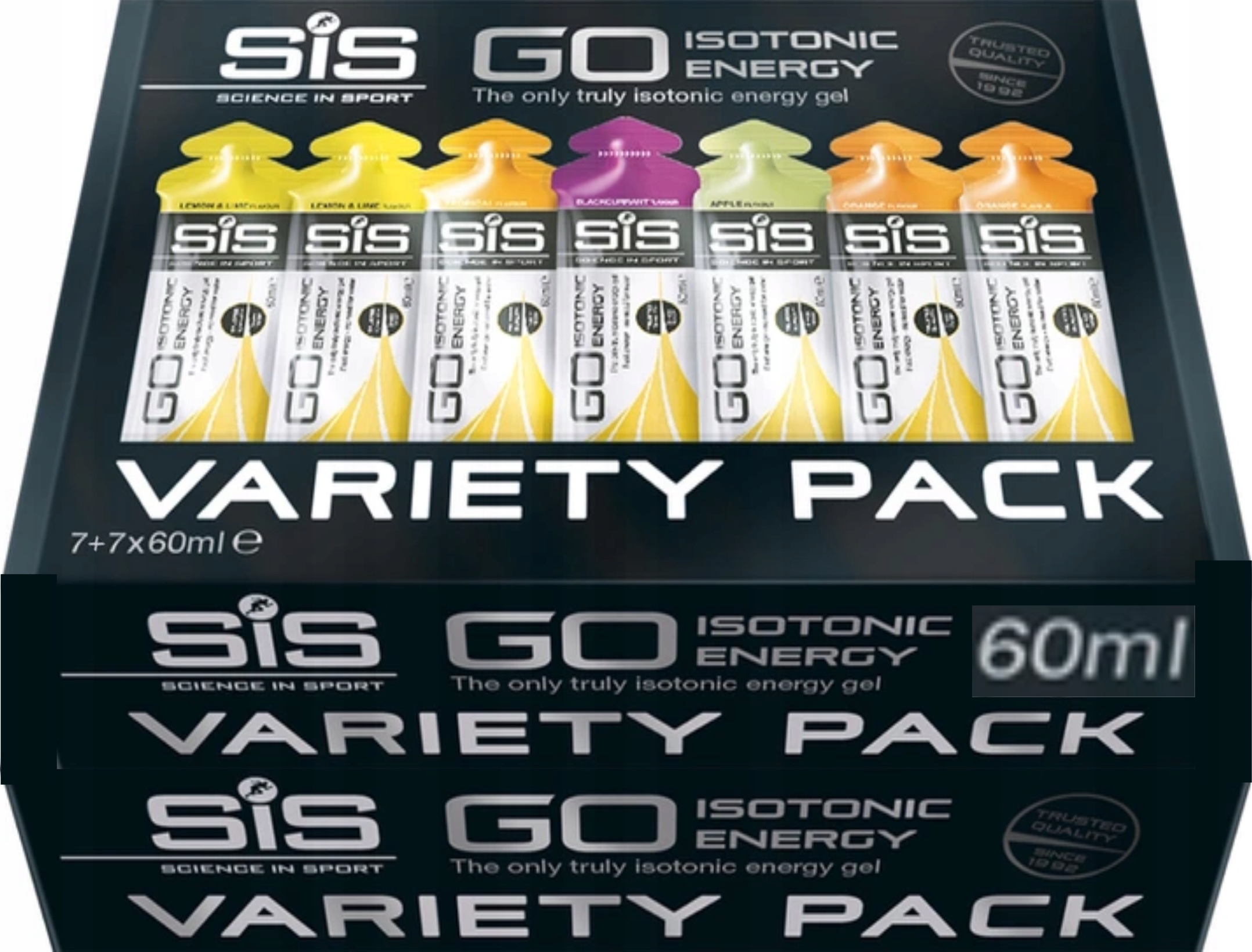 SIS ISOTONIC GEL GO ISOTONIC ENERGY 60 X 14