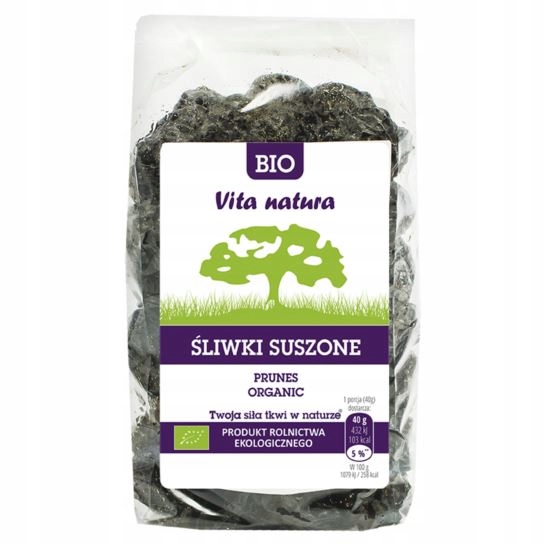 Sušené ovocie - Slivky sušené bio 400g vita