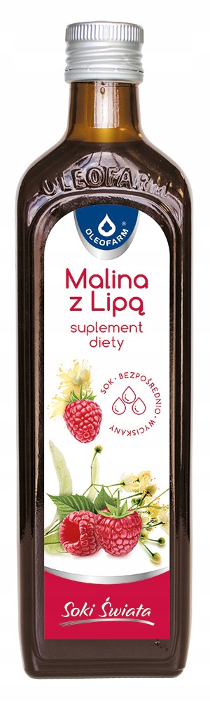 Malina šťava s lipą malinavital 490ml