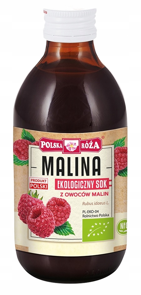 Ovocná šťava Malin NFC BIO 250 ml - Poľská Rose