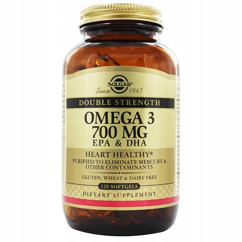 Solgarová dvojitá sila omega 3 700mg 120c omega-3