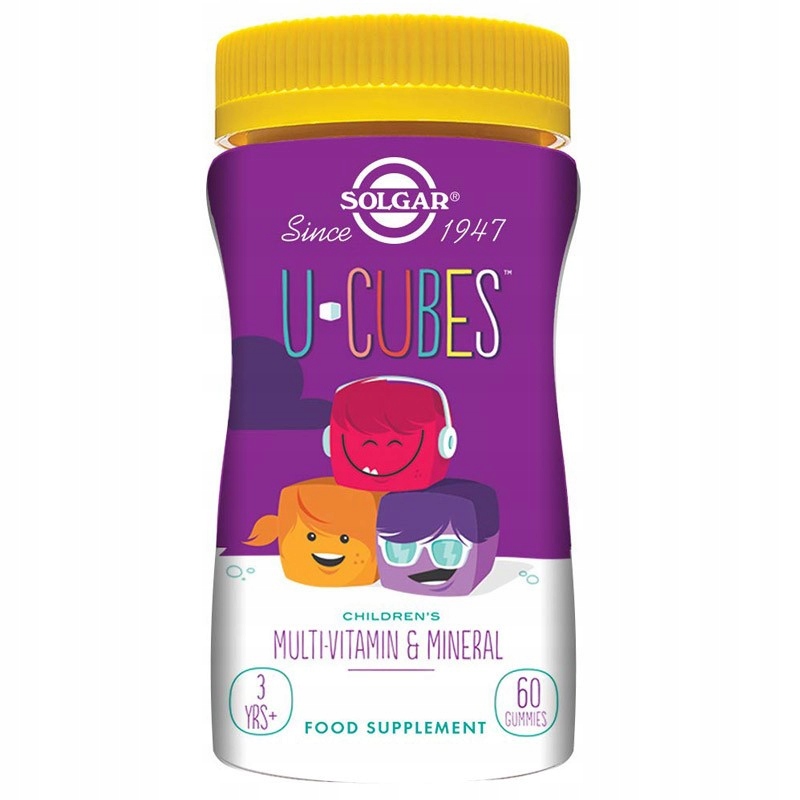 Solgar U-Cubes 60 multiwitamínu pre deti