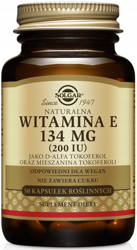 SOLGAR VITAMÍN E PRÍRODNÝ 134mg 200 IU 50k STRES