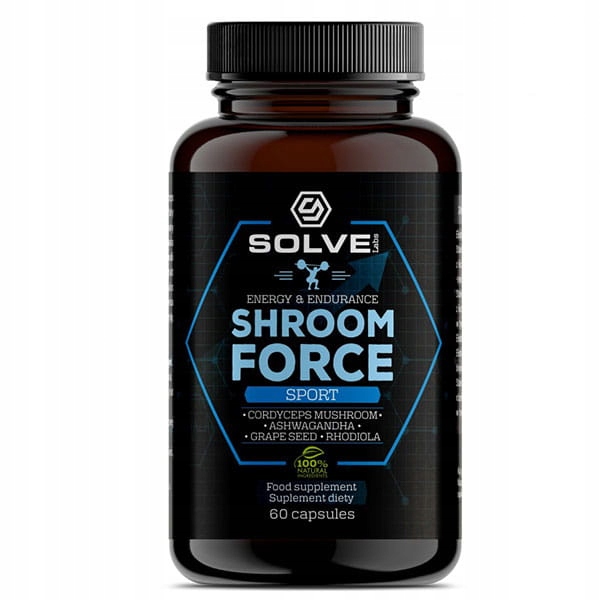 Riešenie laboratórií Shroom Force 60 Kaps Adapgenény Ashwa