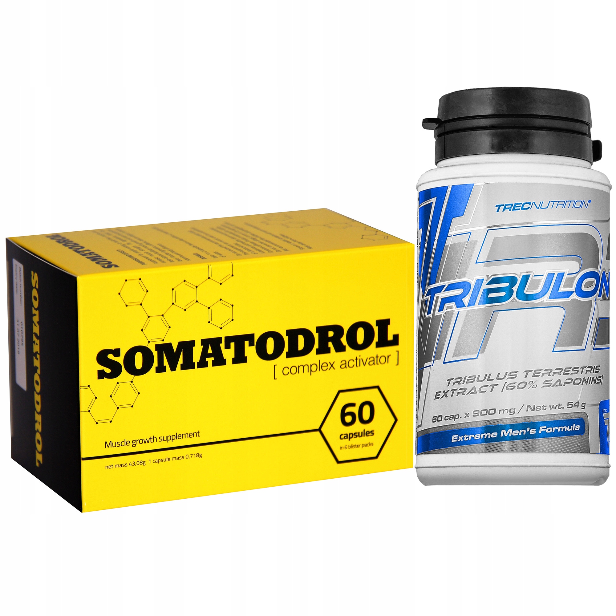 Testosterón - Somatodrol 60K + TREC TRIMULON 60K Testosterón