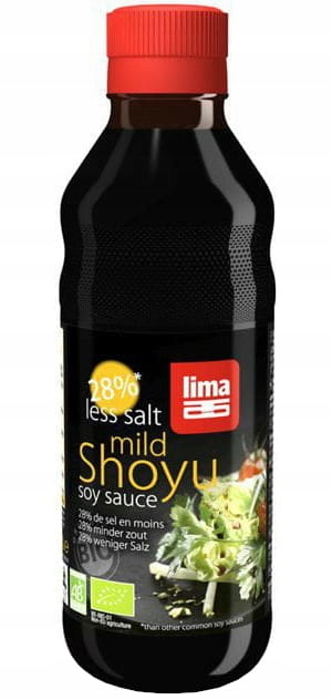 Japonska kuchyňa - SOS SHOYU Menej Soli BIO 250 ml - Lima