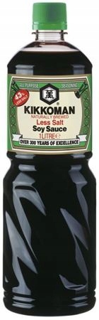 Ázijska kuchyňa - Kikkomán 1L sójová omáčka 43% menej menej soľnej soli