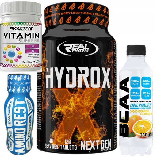 Spaľovač tuku - Horák Real Pharm Hydrox 120TAB + Vitamíny + Doručenie!