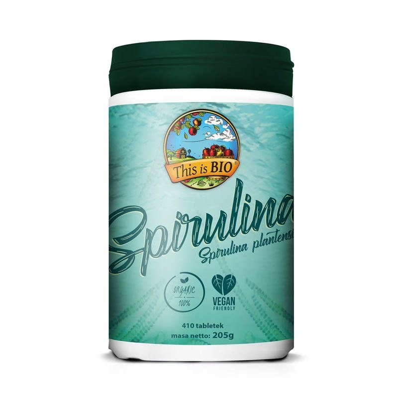 Spirulina 100% Organic - 410Tabl - toto je bio