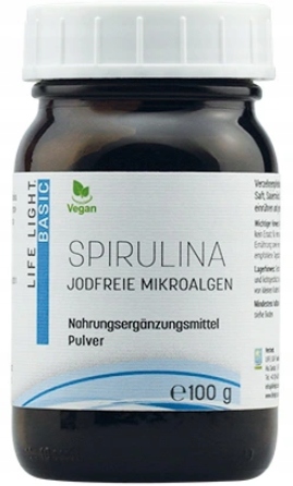 Spirulina rias pitie prášku chlorofyl vlákna