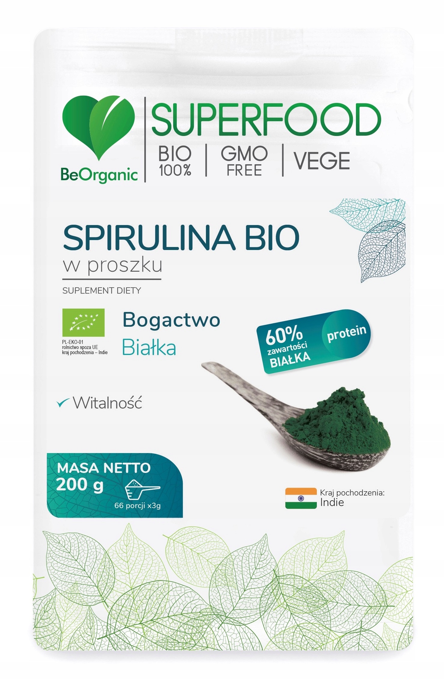 Spirulina Bio-100% -Medicaline-200 g