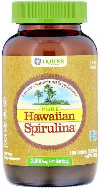 Spirulina Hawaiian PacificA 1000 mg 180 Tabuľka
