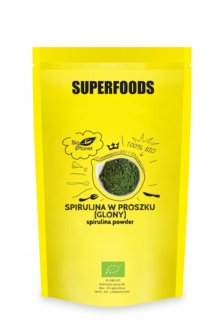 Spirulina prášok (riasy) bio 600g bio planéty