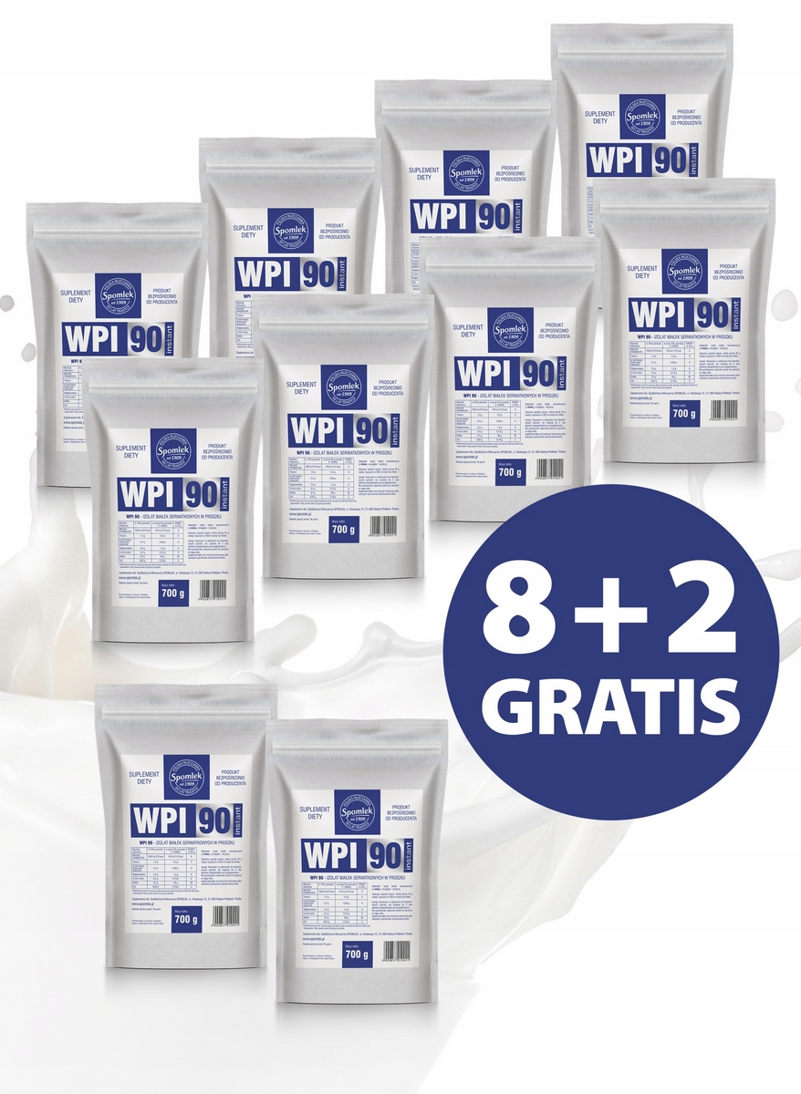 Proteín - Spomlek WPI 90 - Serwatk 8 + 2 Proteín izolát