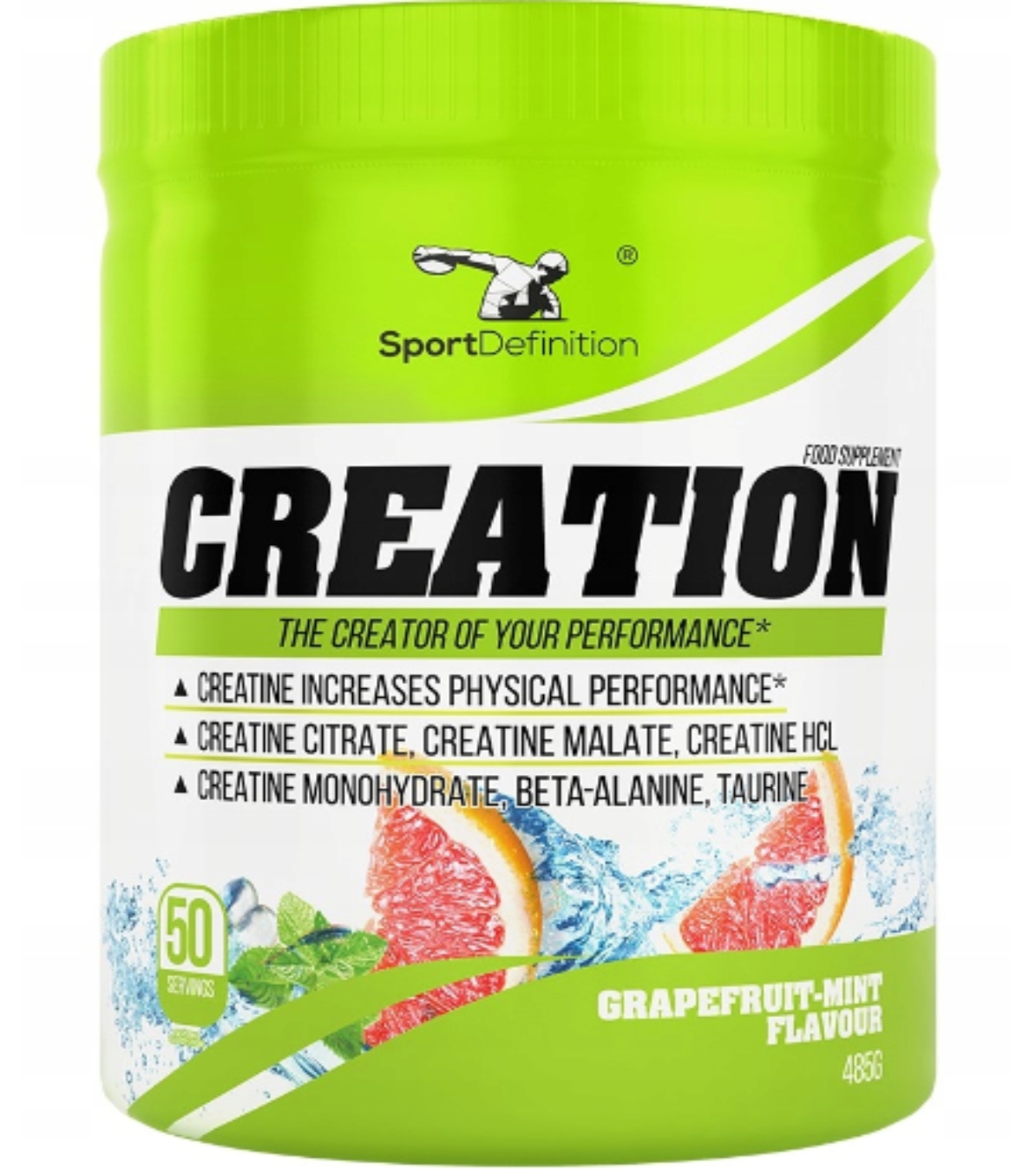 Kreatín - Vytvorenie športu 485g Kreatín Stuff