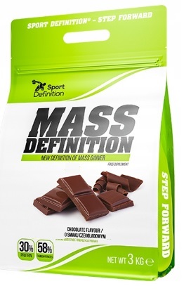 Gainer - ŠPORTOVÁ DEFINÍCIA MASOVÁ DEFINÍCIA 3KG ČOKOLÁDA