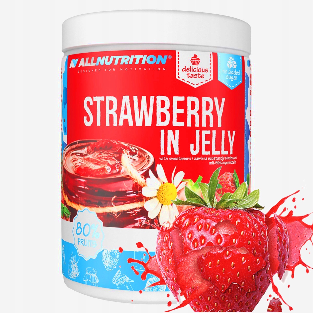 Jahoda v Jelly 1kg Diétny džem 0 cukor