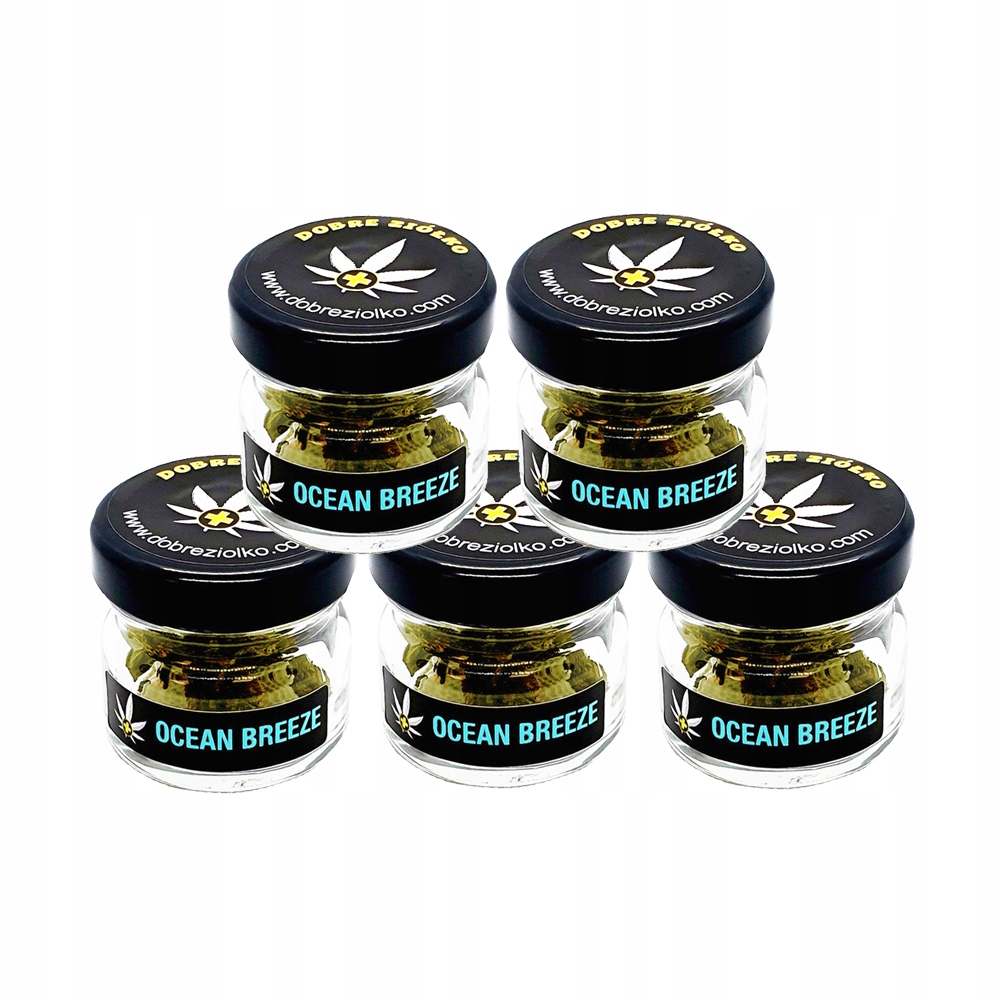 CBD - Susz CBD kanabisom 5,28% Ocean Breeze 5G kvety vrcholy