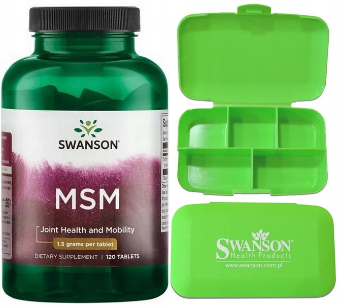 Ochrana kĺbov - Swanson MSM Truflex 1500mg 120T Sulfur na rybníkoch