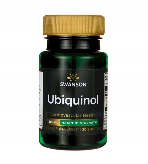 SWANSON UBIQUINOL 200mg UBICHINOL COENZYME Q10 x 30