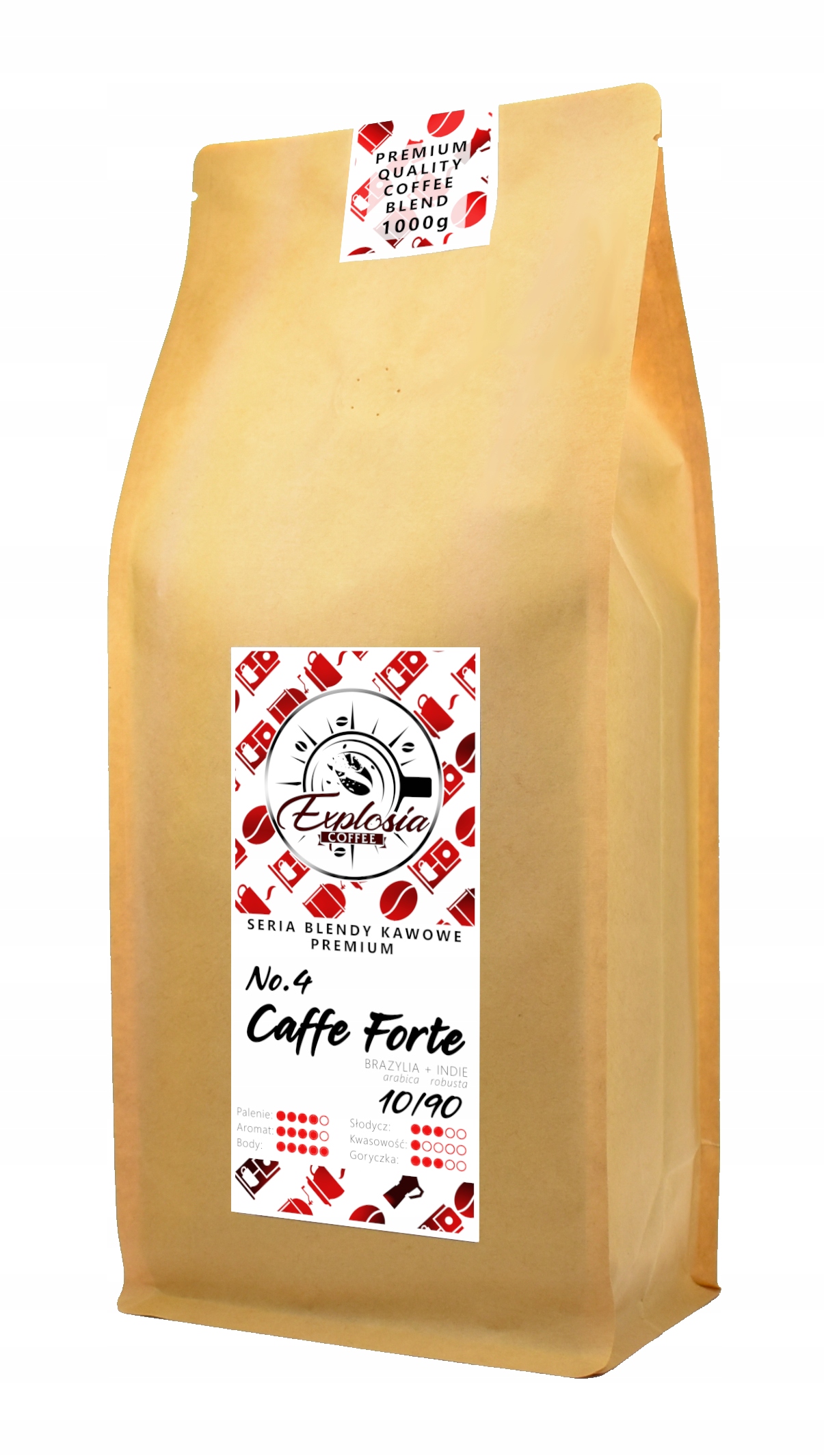 Zrnková káva - ČERSTVÉ PRAHY KÁVY KÁVA Caffe Forte 1kg