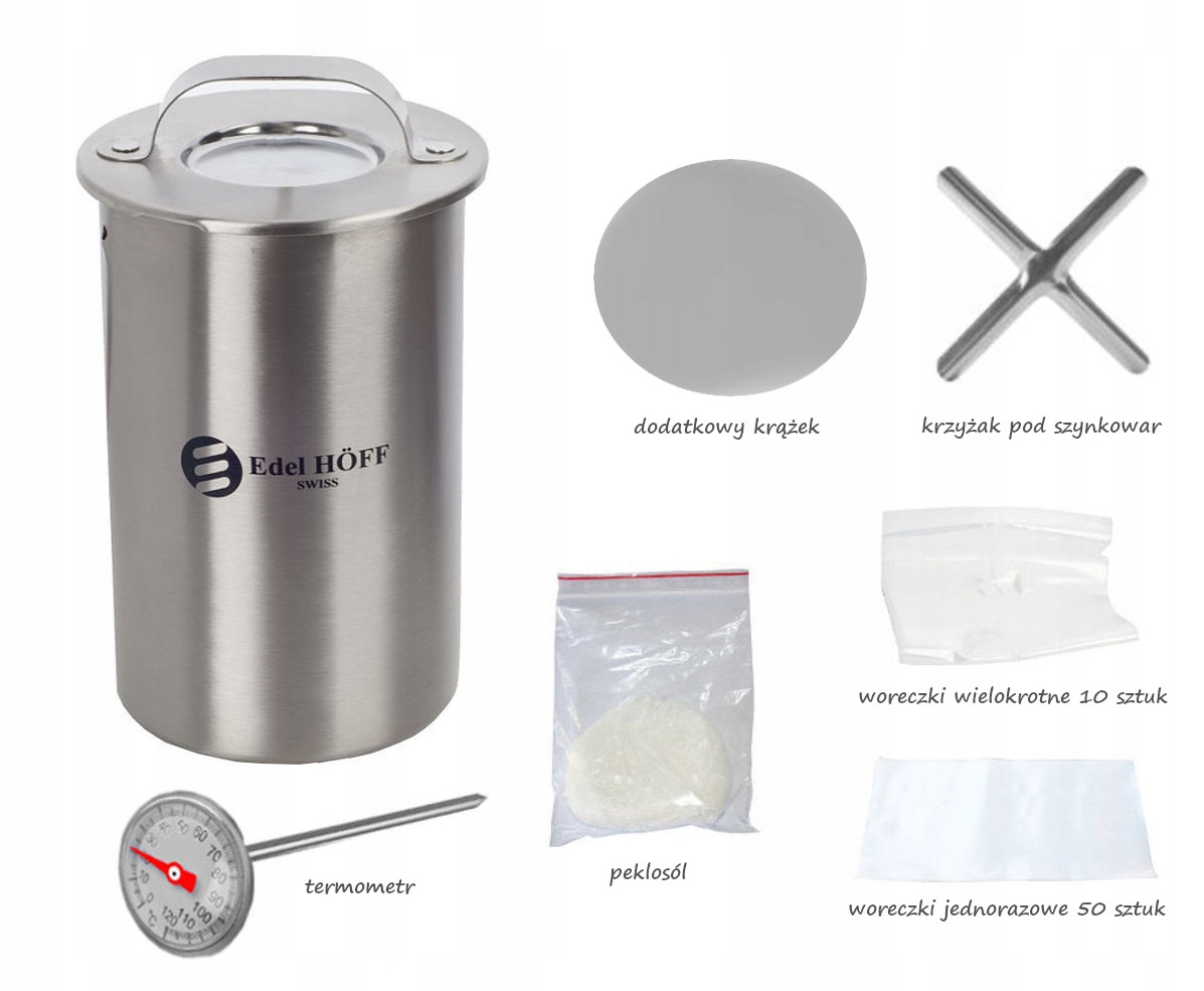 Nerezový hák 1,5 litre + zadarmo