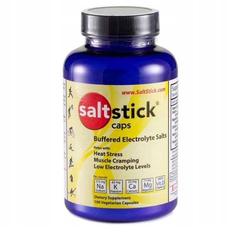 Saltstick 100 kapsúl Elektrolyty na K CA Mg D3