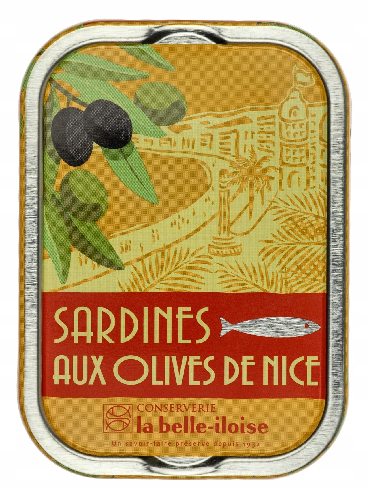 Sardines s pekným olivami 115g