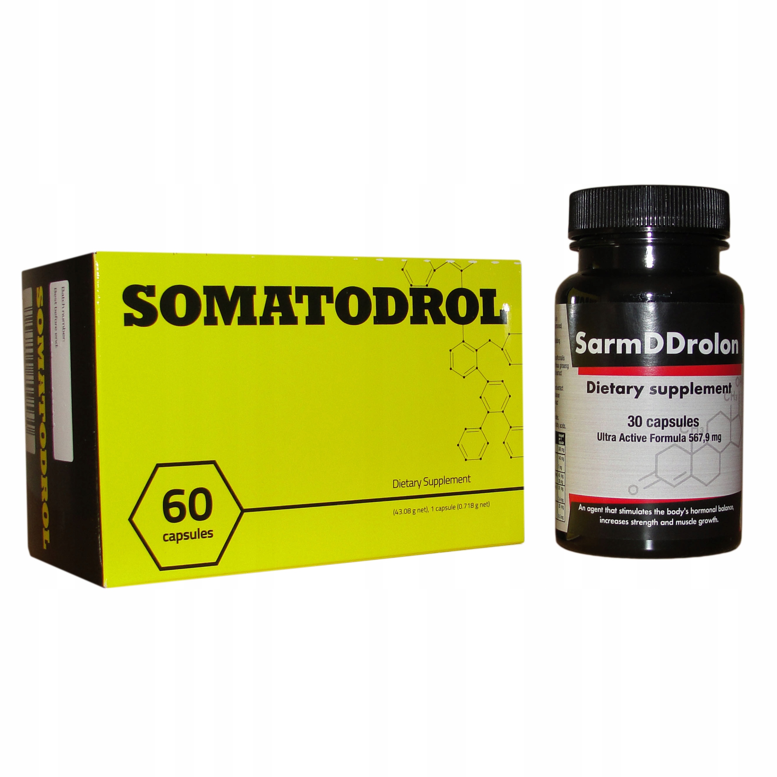 Testosterón - Sarm DDrolon + Somatodrol Legal Metanabol winstrol