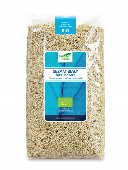 Biely sezam nelúpaný BIO 1 kg Bio Planet