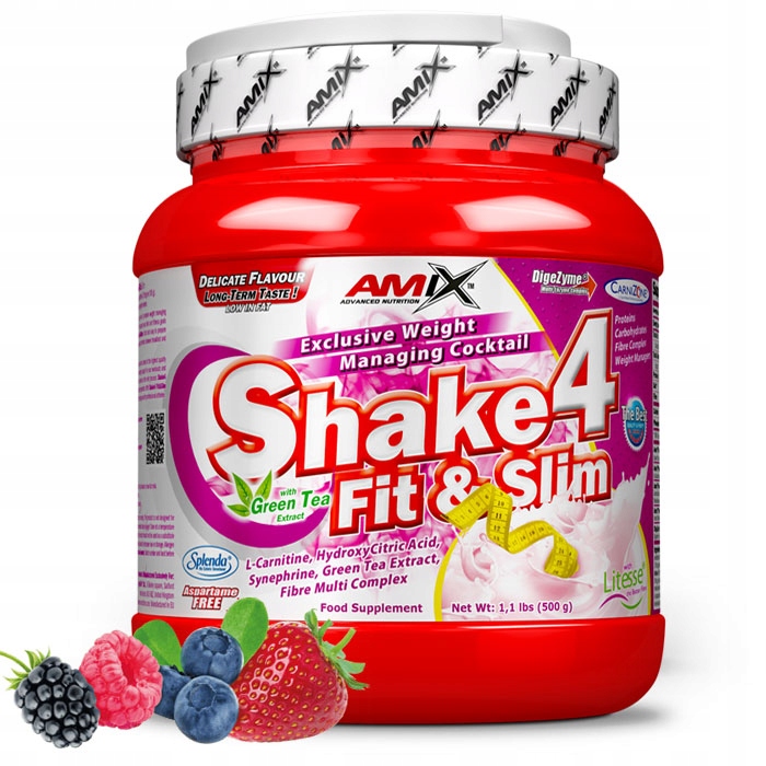 Spaľovač tuku - Pretrepte 4 fit & Slim 500g. Amix výživa