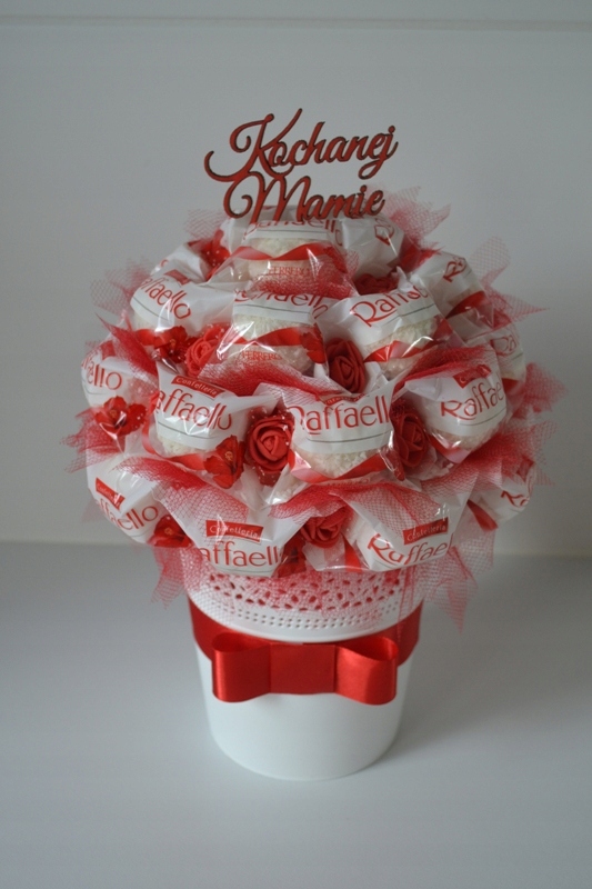 Sladká kytica Candy Mother Day Topper Free