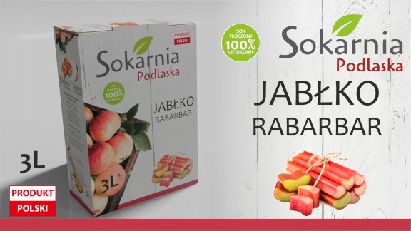 Juice 3L Apple-Acid Rhubarb, výrobca