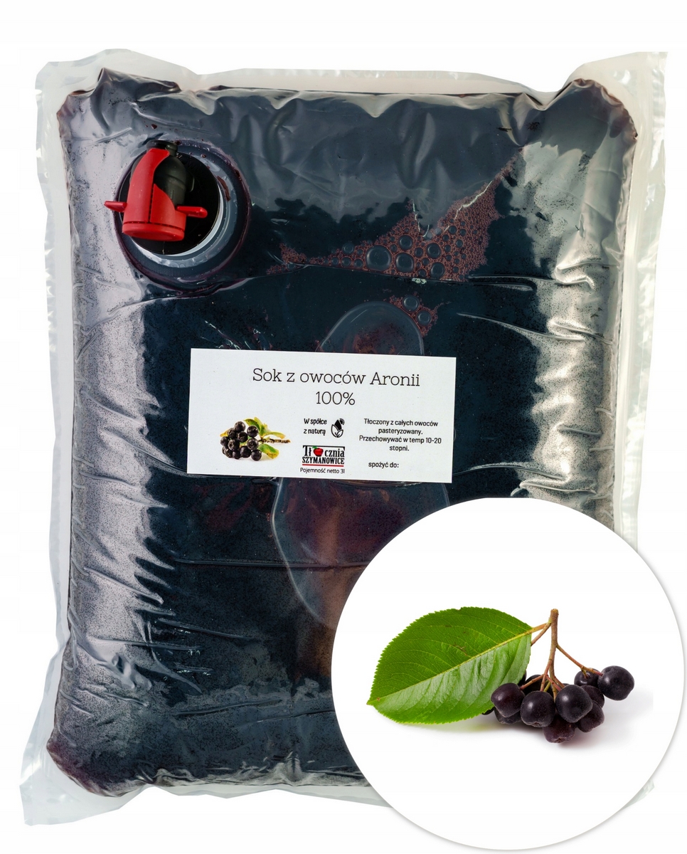 Aronia Chokebers Juice Prírodné 100% NFC 3L