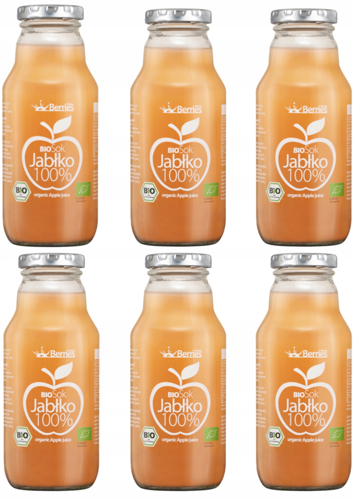 Bio Juice Apple 100% Ekologický stlačený 6 x 330ml