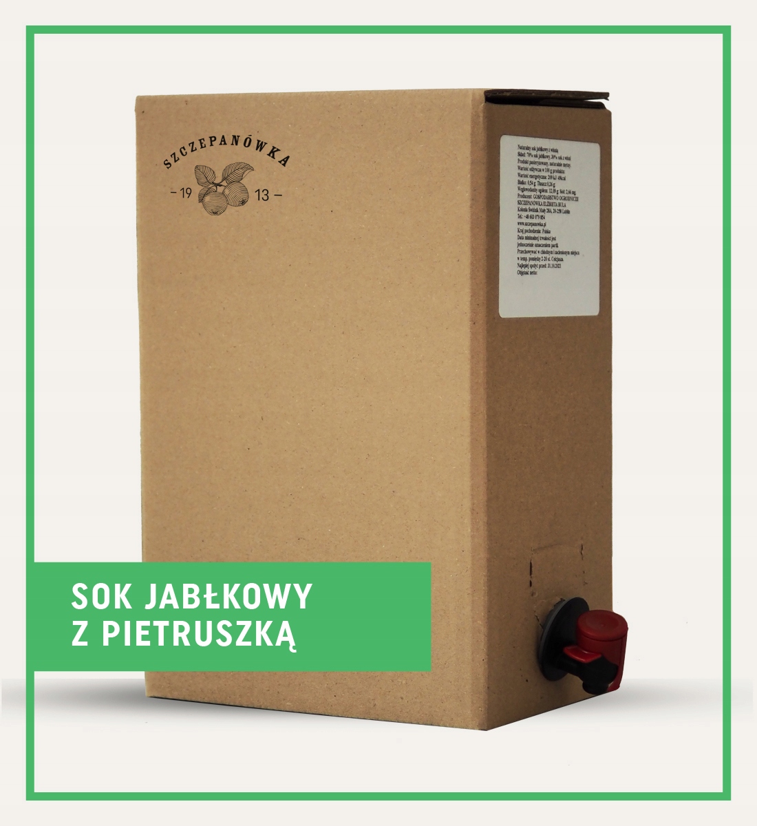 Apple Juice Petrsley 5L 100% Prírodné lisované