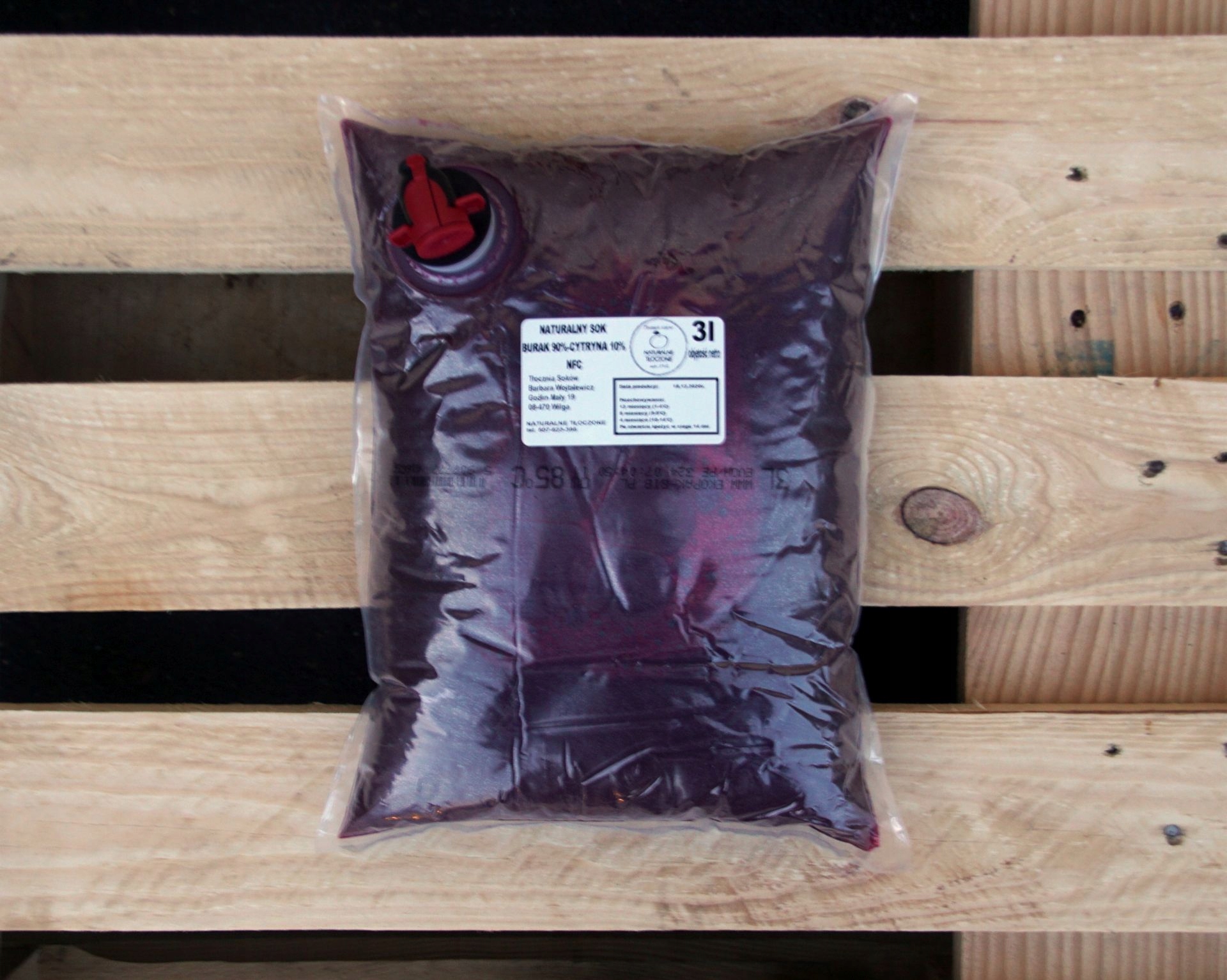 Beet-citrónová šťava 3L (stlačené, NFC)