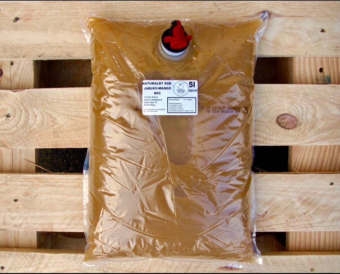 Juice Apple-Mango 5L (prirodzené, lisované, NFC)