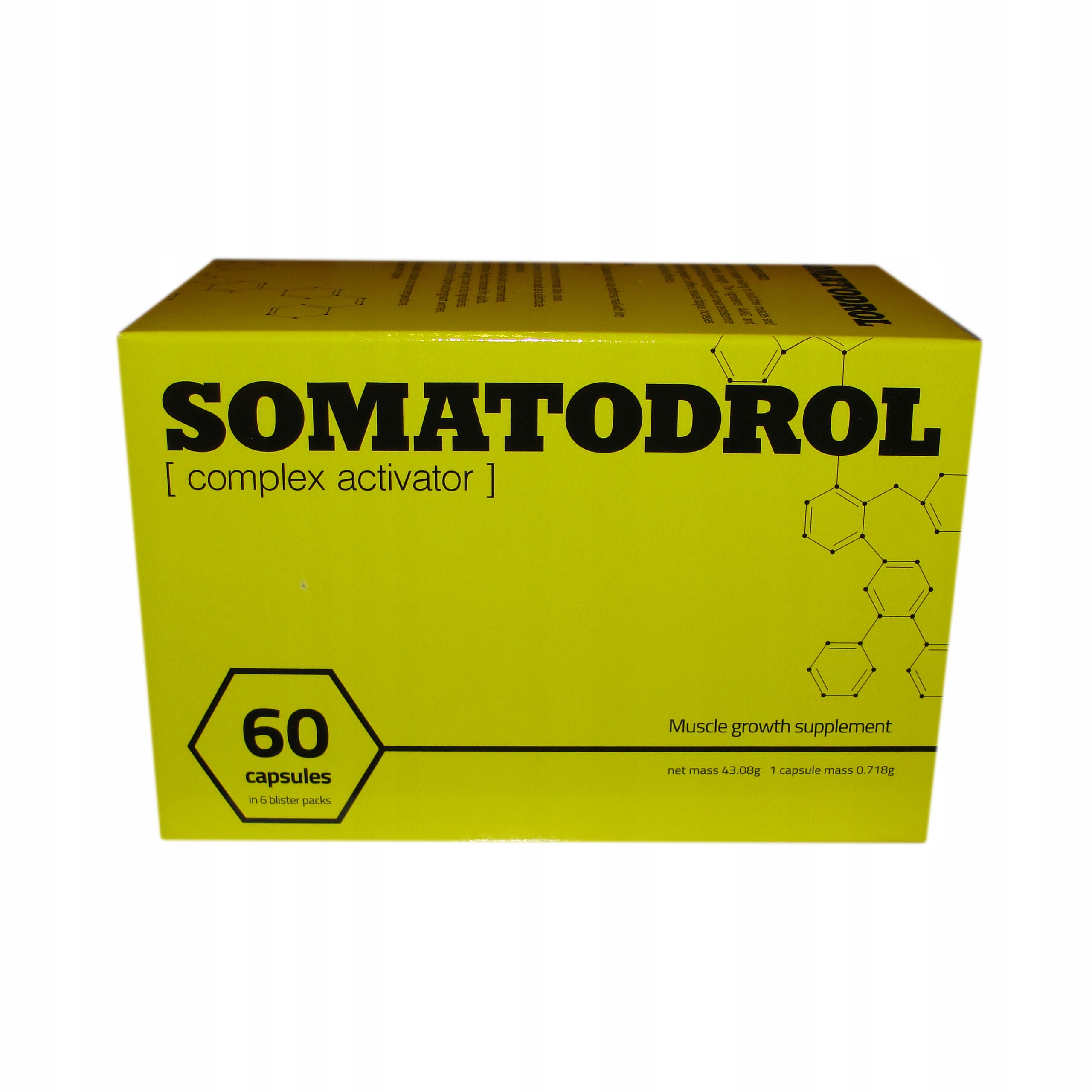 Testosterón - Somatodrol 60 HGH PROHORMON METANABOL MASS !!