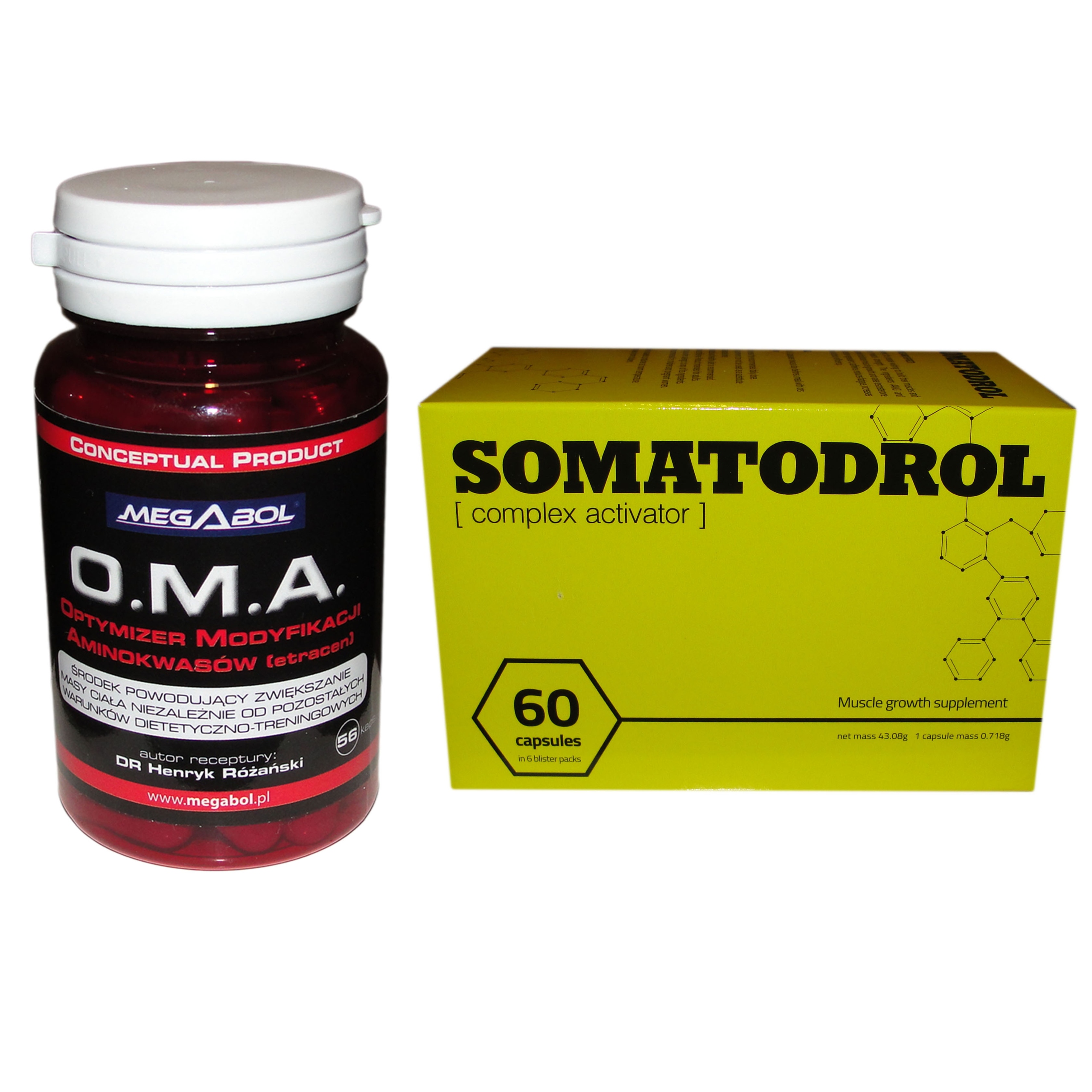 Testosterón - Somatodrol + OMA HGH Winstrol Metanabol Prorocony