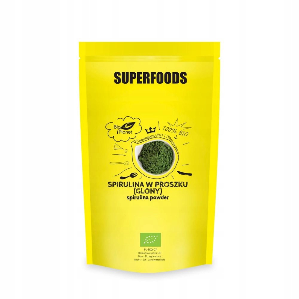 Spirulina prášok (riasy) bio 600g - bio planéta