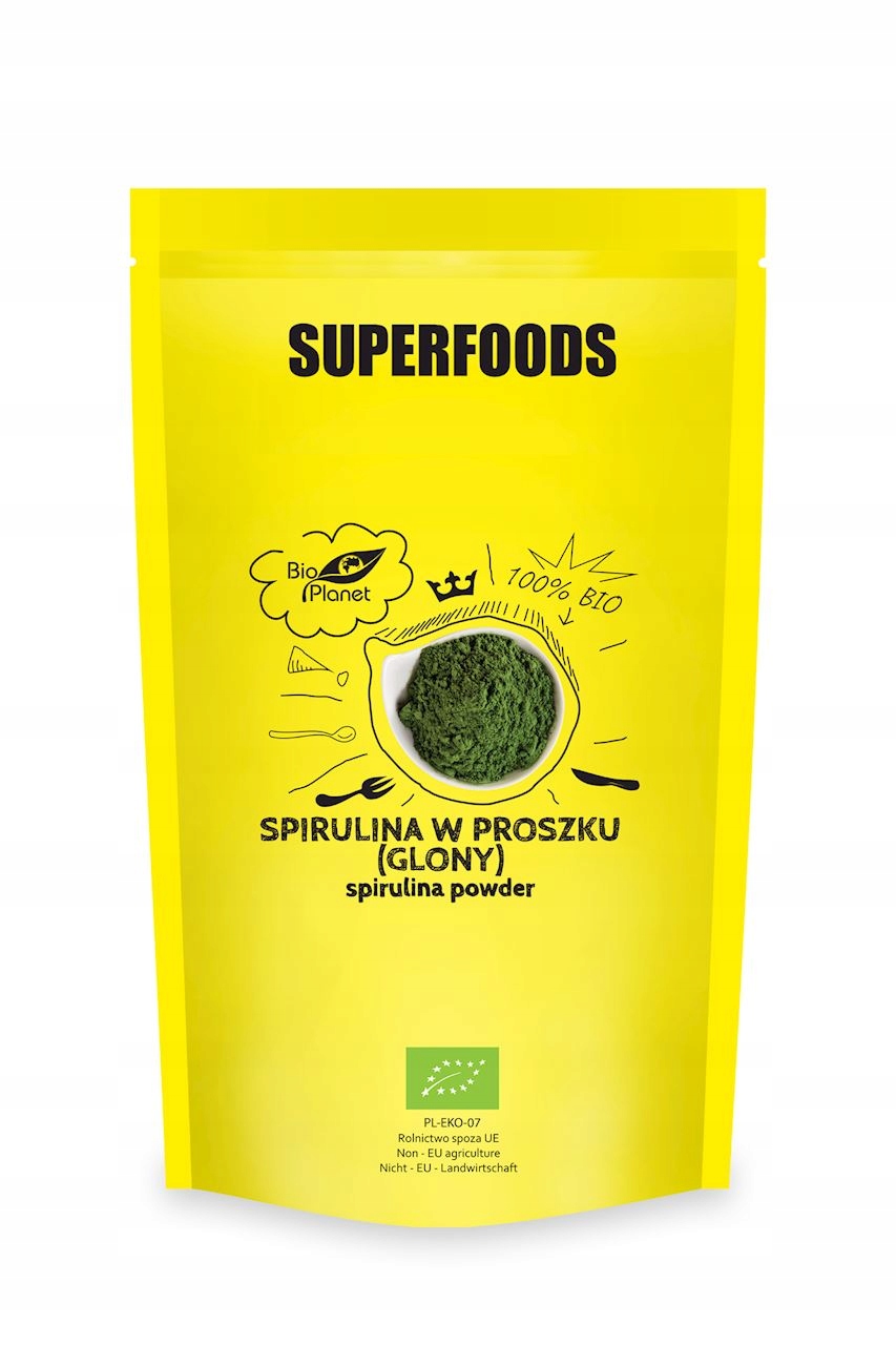 Spirulina prášok bio 600g superfoods