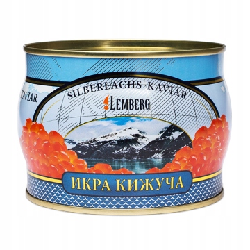 Strieborný losos kaviár 500g.