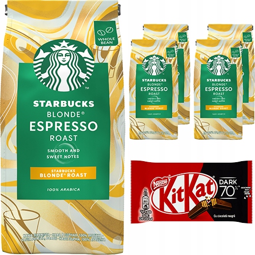 Zrnková káva - Starbucks Blondýna Pečené kávové zrná 1kg + ZADARMO