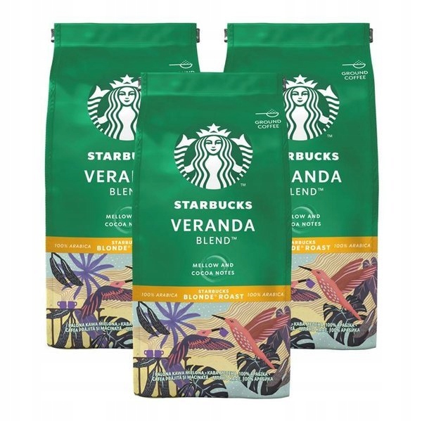 Káva mletá - Starbucks Veranda Blend 200g Mleté kávy X 3
