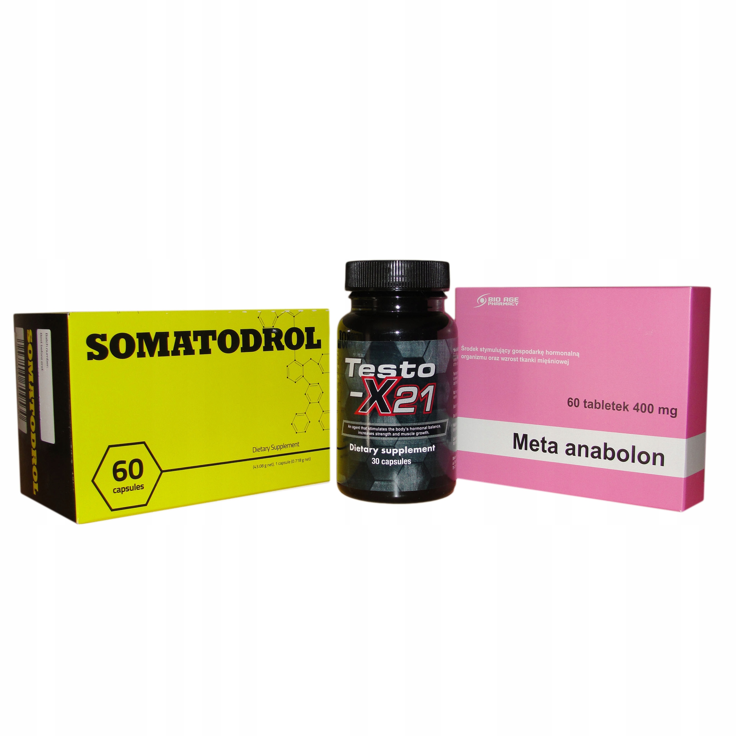 Testosterón - Skvelá súprava pre masu sarm sarm Winstrol Metanabol