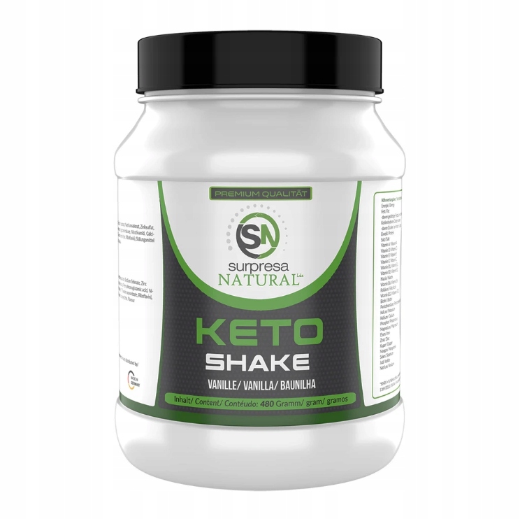 Proteín - SURPRESA Prírodné Keto Shake 480 g - Vanilka