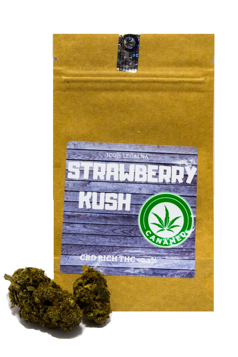 CBD - Spánku konope jahoda Kush CBD 5 g Canamed