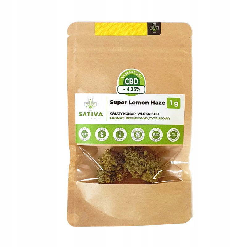 CBD - Suly Super Lemon Haze ~ 4,3% CBD Sativa Poľsko 1g
